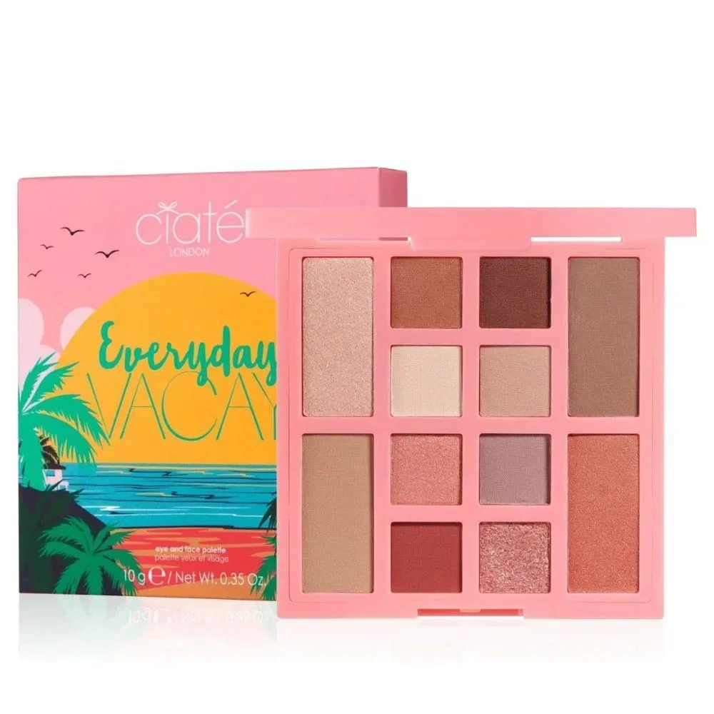 NIB Ciate London Everyday Vacay Eye & Cheek Palette